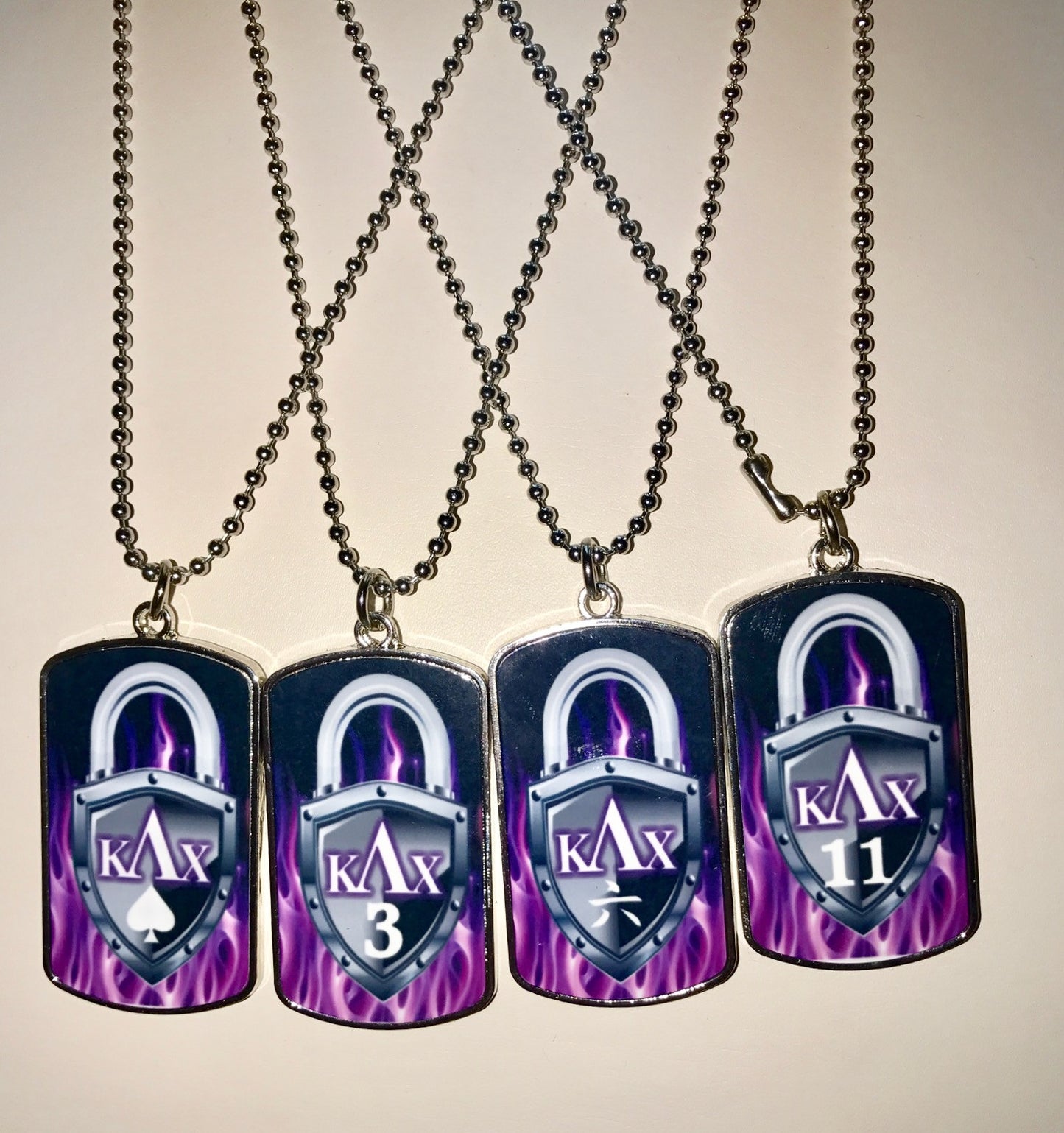 Inferno Style Dog Tags